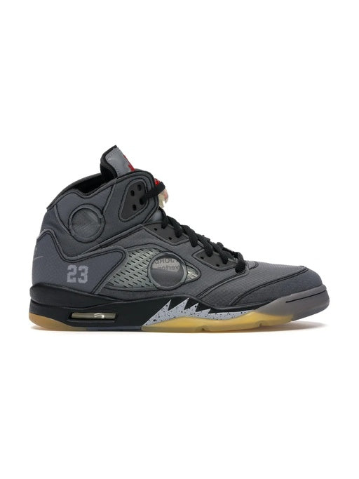 AJ 5 RETRO OFF-WHITE MUSLIN HEAVY QUALITY