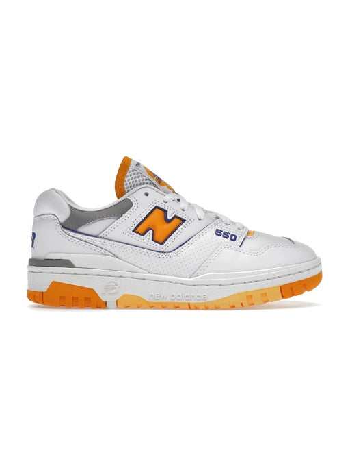 NB 550 WHITE VIBRANT ORANGE