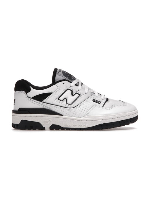 NB 550 BLACK WHITE