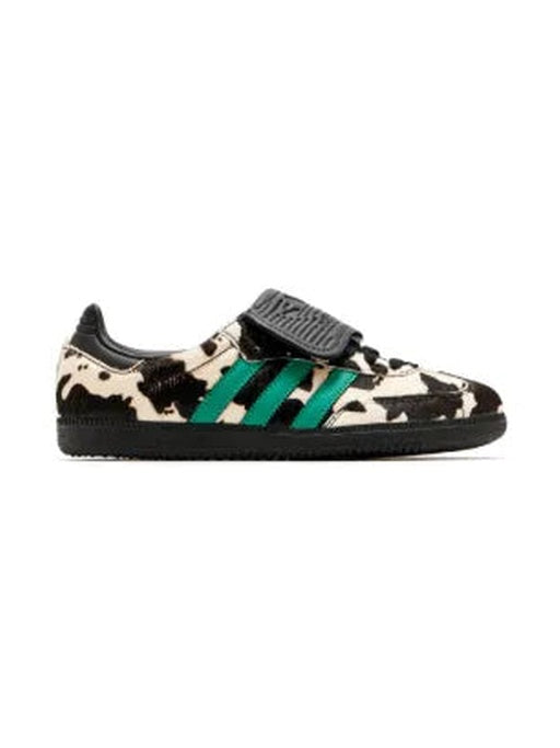 ADIDASS SAMBA LT COW PRINT BLACK WHITE
