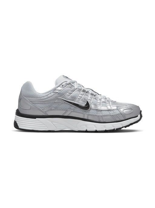 NIKEE P-6000 METALLIC SILVER NAVY