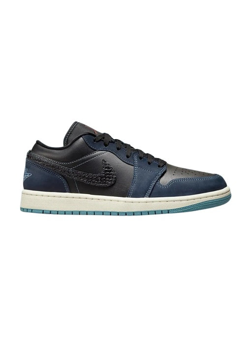 AJ 1 LOW SNAKE SKIN BLUE