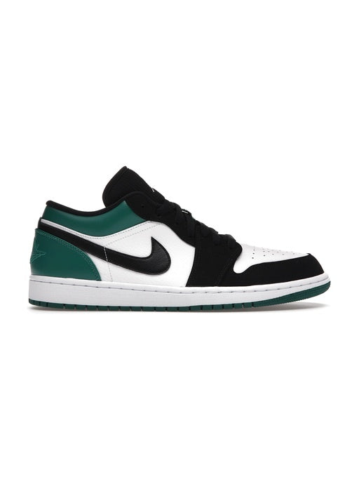 AJ 1 LOW WHITE BLACK MYSTIC GREEN