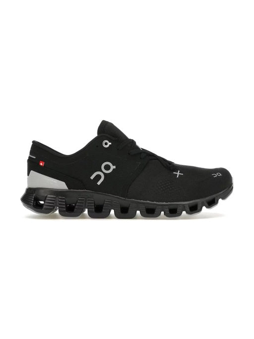 ONCLOUD X 3 RUNNING TRAINERS IN ALL BLACK