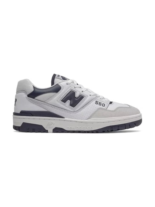 NB 550 WHITE NAVY BLUE